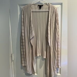 WHBM open front cardigan sweater.